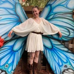 Scarborough Renaissance Faire Chiffon Peasant Dress